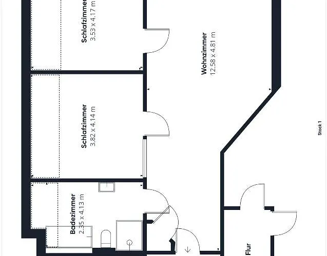 Workaholic 24h-check-in, 6 Pers, Klima, 3 Tvs Апартаменты *